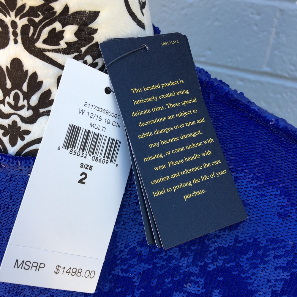 Polo Ralph Lauren CP-93 Sequined Shift Dress NWT - Picture 8 of 11